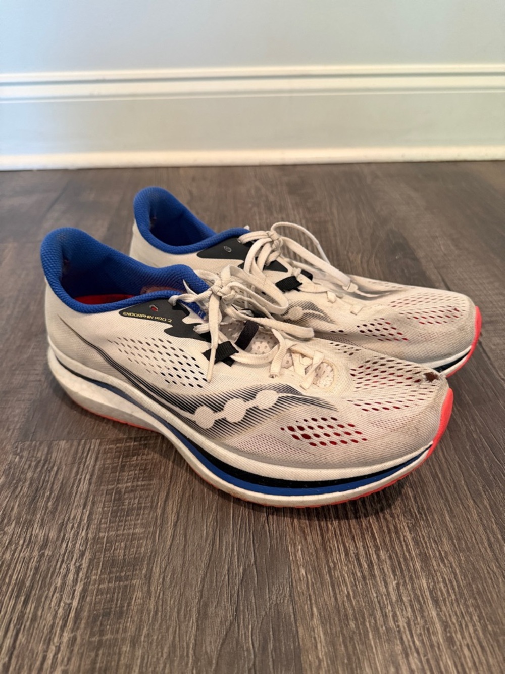 Saucony Endorphin Pro 2 Men’s 10.5 White Running Shoes